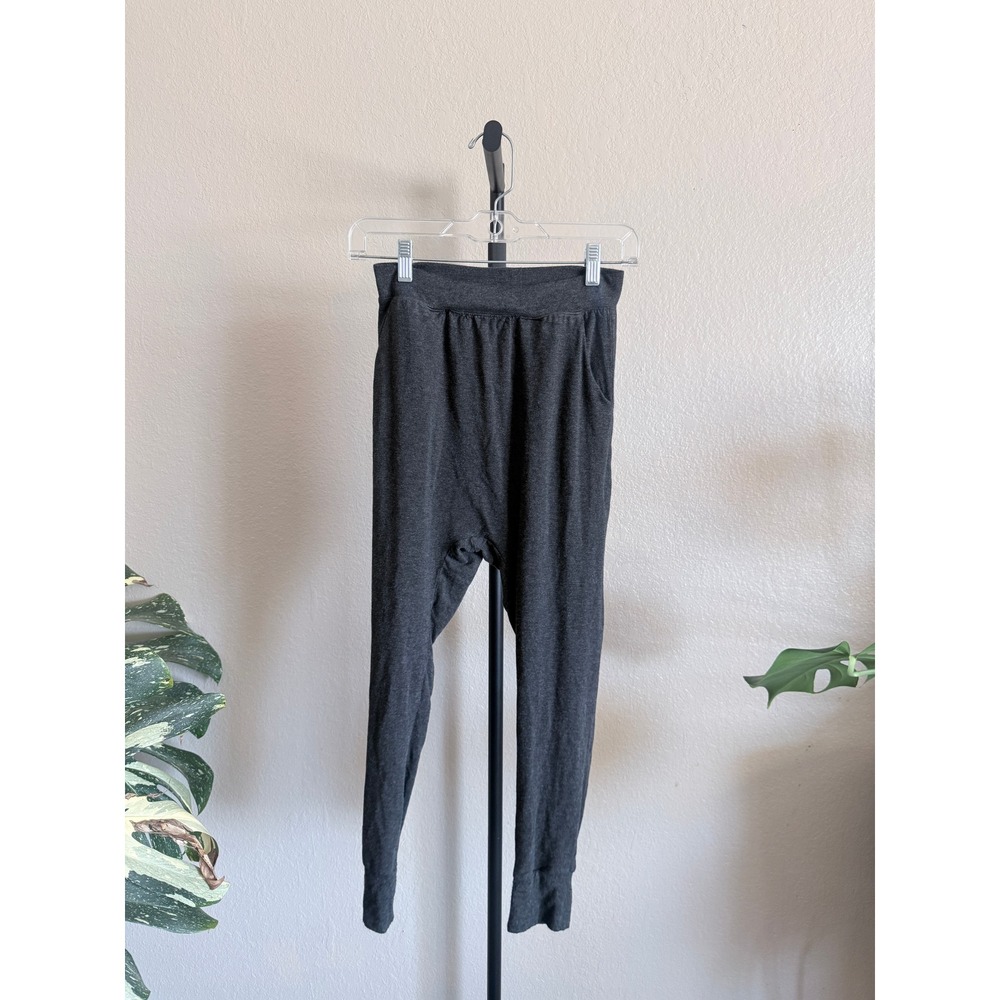 Spiritual Gangster Womens Harem Jogger Pants Charcoal Gray Small